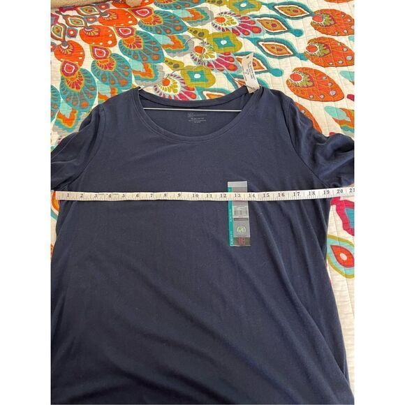 New No Boundaries navy blue long sleeve layering top size xL - Picture 3 of 6